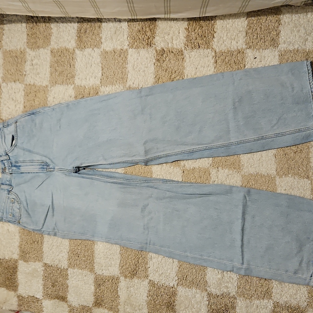 Light Blue Womens Levi High Loose Jeans Size 26